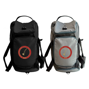 Bay Area Capoeira & Jiu Jitsu Hybrid Duffel Backpack #8179 D (Red & Gold)
