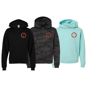 Bay Area Capoeira & Jiu Jitsu Academy Sweater Kids Hoodie #8179 D (Red & Gold)