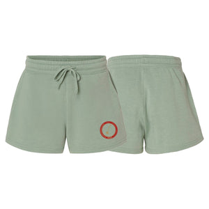 Bay Area Capoeira & Jiu Jitsu Women's Sweatshorts #8179 D (Red & Gold)