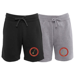 Bay Area Capoeira & Jiu Jitsu Sweat Shorts #8179 D (Red & Gold)