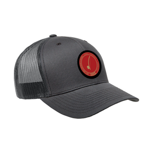 Bay Area Capoeira & Jiu Jitsu Academy Trucker Hat #8179 D (Red & Gold)
