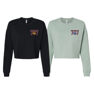 Jackpot MMA Women's Cropped Crewneck Sweatshirt #8180 A