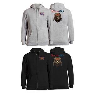 Jackpot MMA Zip-Up Hoodies #8180 A