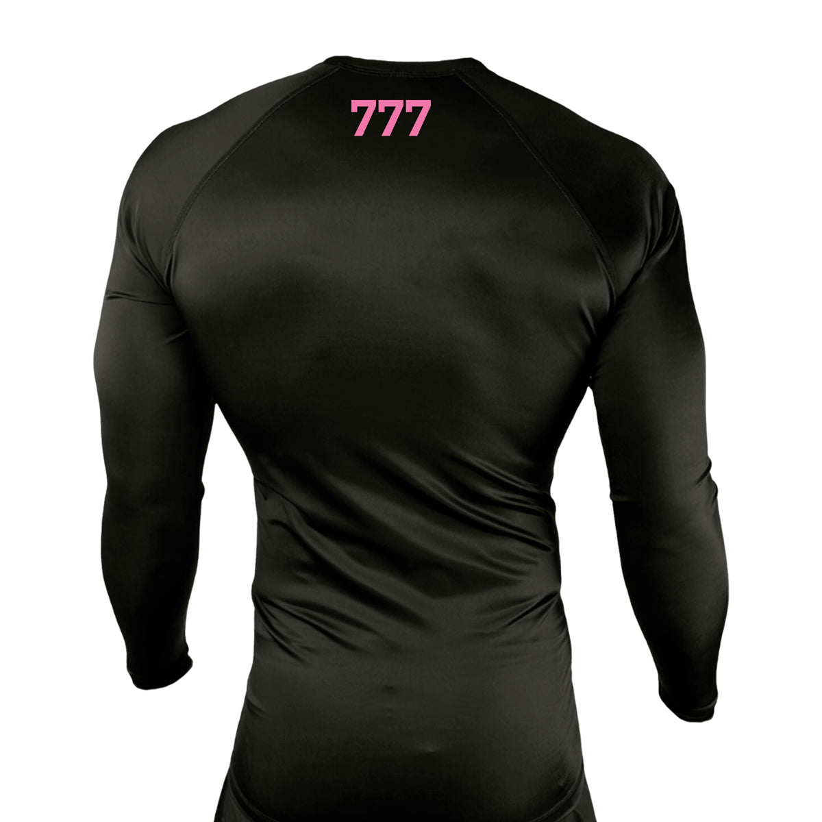 Jackpot MMA All Black Rash Guards Long Sleeves #8180 B