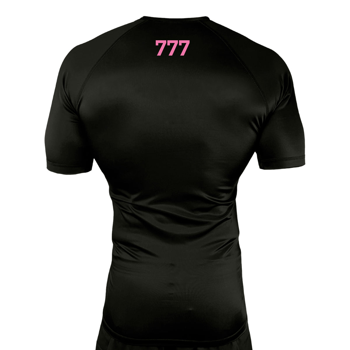 Jackpot MMA All Black Rash Guards Short Sleeves #8180 B