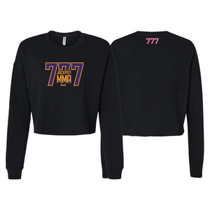 Jackpot MMA Women's Cropped Crewneck Sweatshirt #8180 B