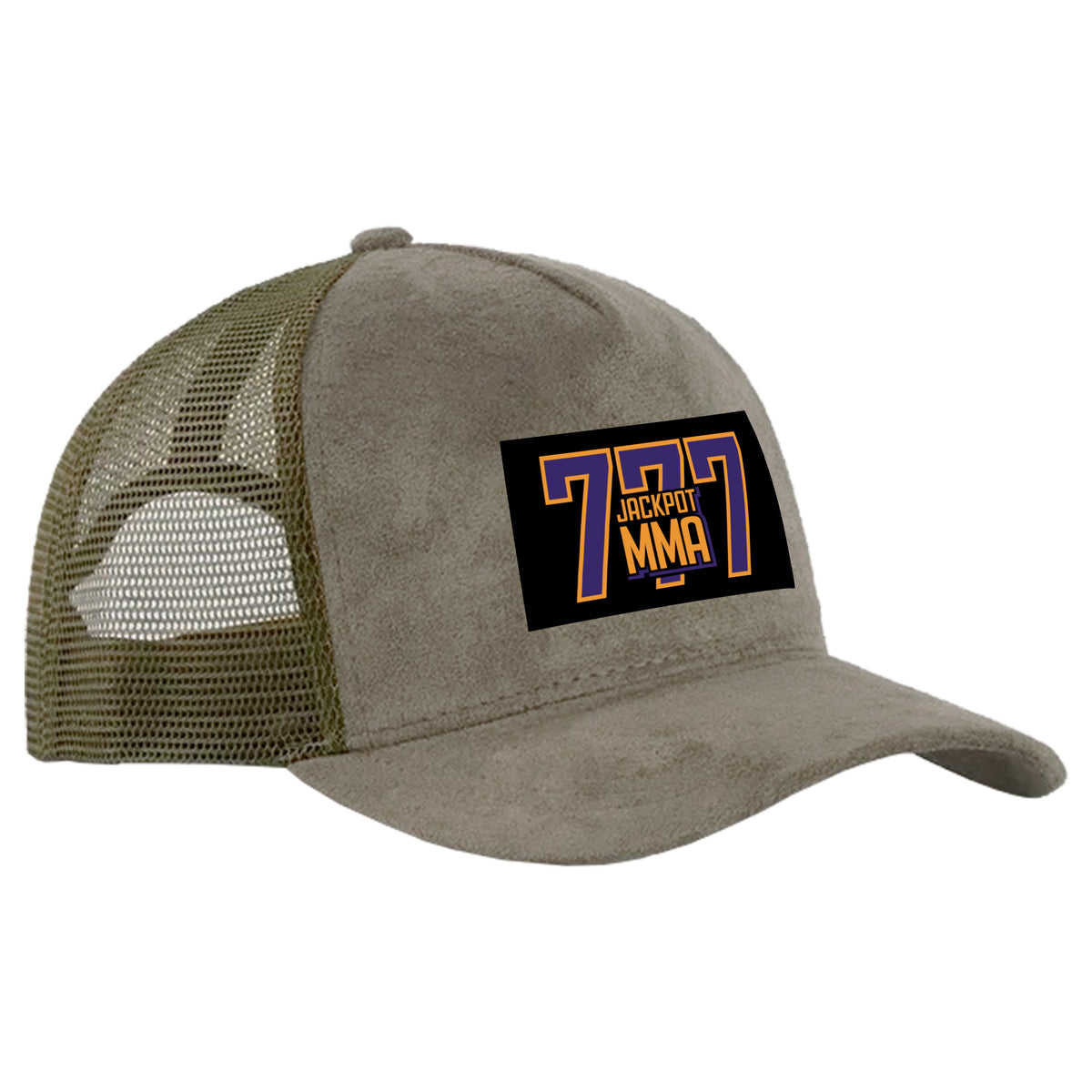 Jackpot MMA Suede Trucker Hat #8180 B