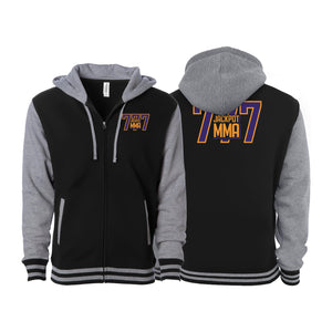 Jackpot MMA Varsity Zip-Up Hoodies #8180 D