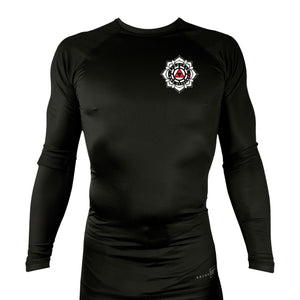 Disciple MMA Academy All Black Rash Guards Long Sleeves #8181 A