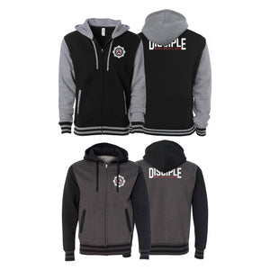 Disciple MMA Academy Varsity Zip-Up Hoodies #8181 A