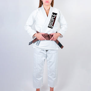 Disciple MMA Academy Women's Gi - White #1556 A