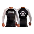 Disciple MMA All Black Ranked Long Sleeve Rash Guards #8181 D