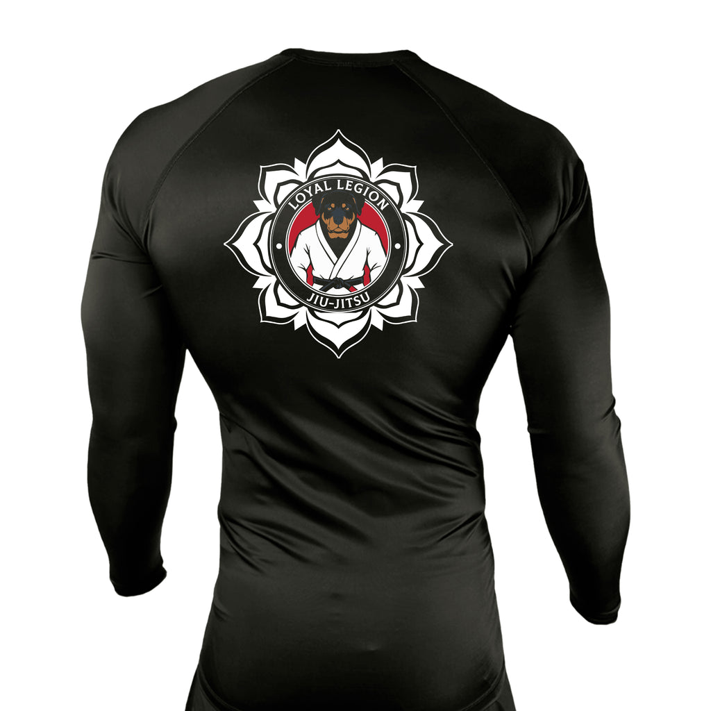 Disciple MMA All Black Rash Guards Long Sleeves #8181 D