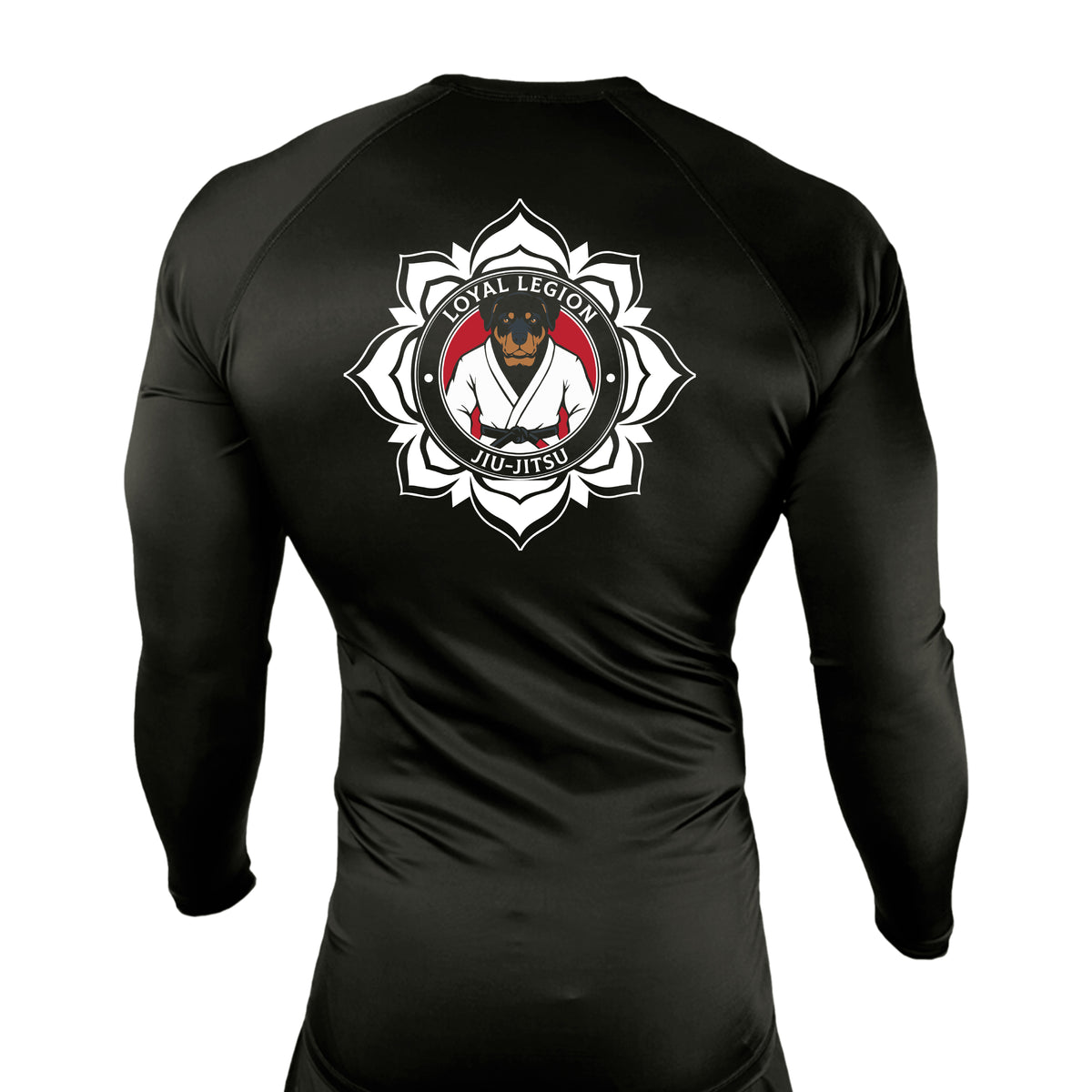 Disciple MMA All Black Rash Guards Long Sleeves #8181 D