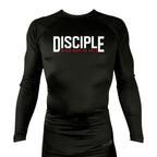 Disciple MMA All Black Rash Guards Long Sleeves #8181 D