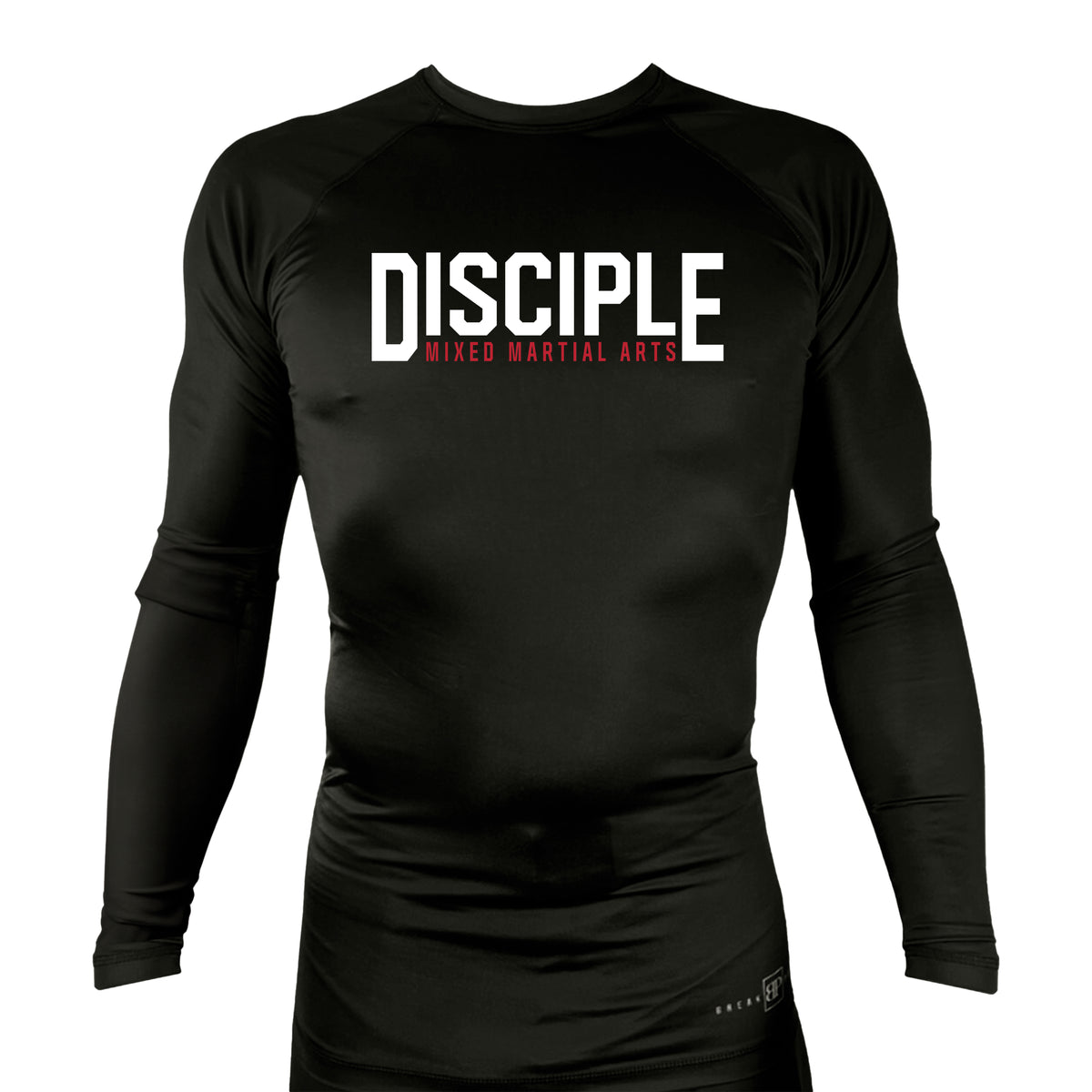 Disciple MMA All Black Rash Guards Long Sleeves #8181 D