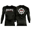 Disciple MMA All Black Rash Guards Long Sleeves #8181 D