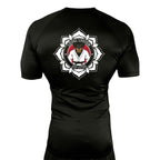 Disciple MMA All Black Rash Guards Short Sleeves #8181 D