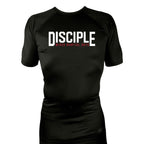Disciple MMA All Black Rash Guards Short Sleeves #8181 D