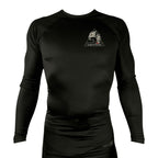 Jungle Cat Jiu Jitsu All Black Rash Guards Long Sleeves #8182 A
