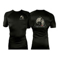 Jungle Cat Jiu Jitsu All Black Rash Guards Short Sleeves #8182 A