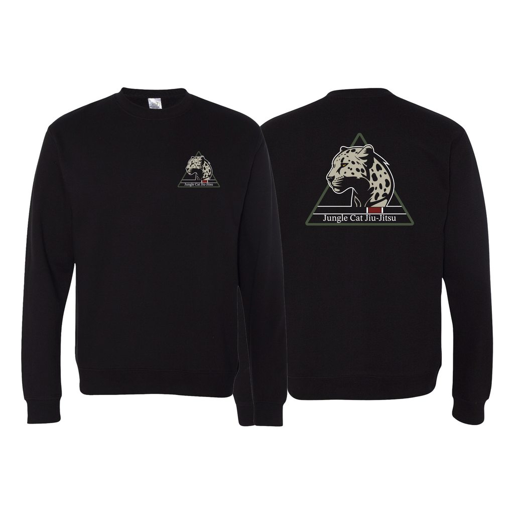 Jungle Cat Jiu Jitsu Crewneck Sweatshirt #8182 A