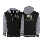 Jungle Cat Jiu Jitsu Varsity Zip-Up Hoodies #8182 A