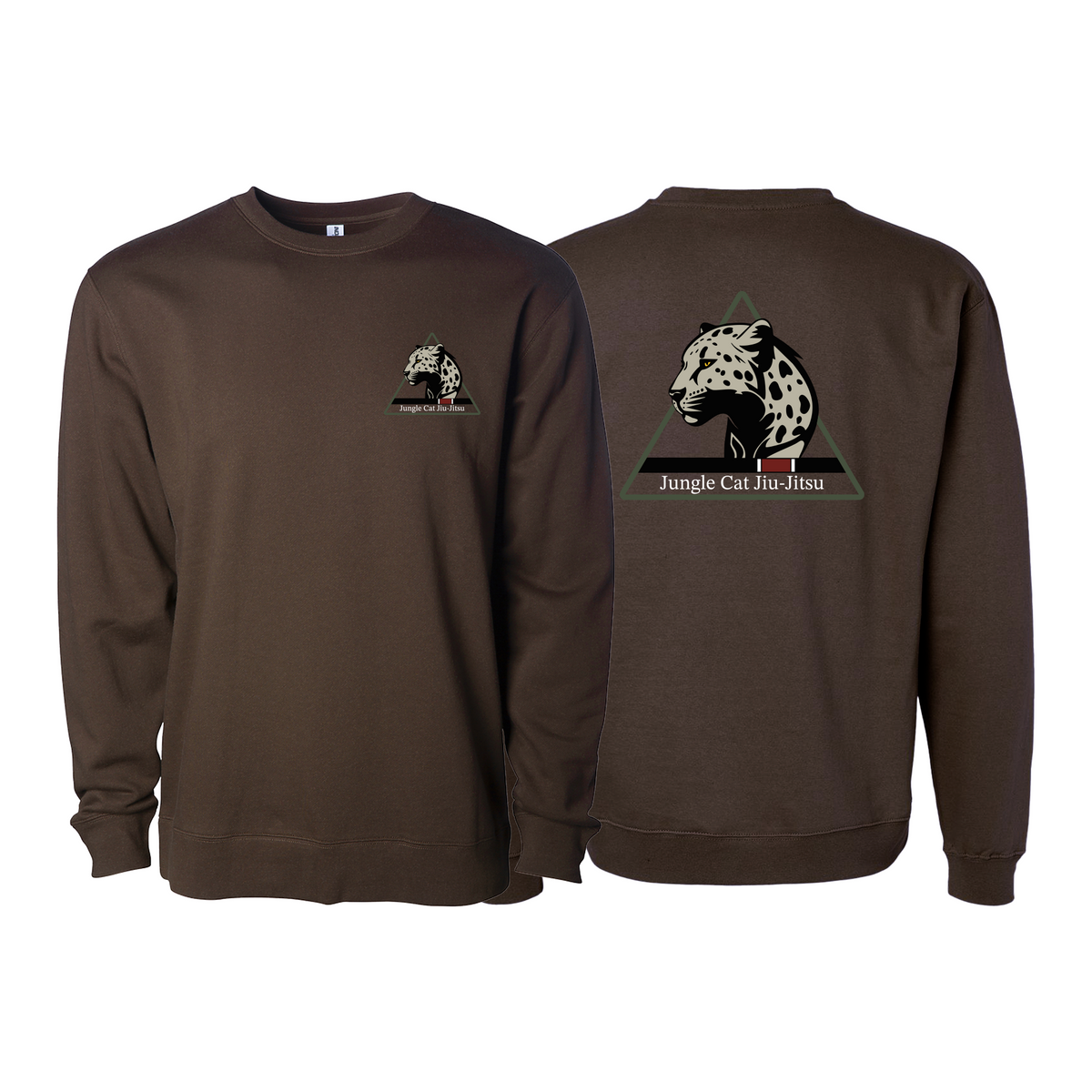 Jungle Cat Jiu Jitsu Crewneck Sweatshirt #8182 A