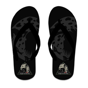 Jungle Cat Jiu Jitsu Flip Flops #8182 A