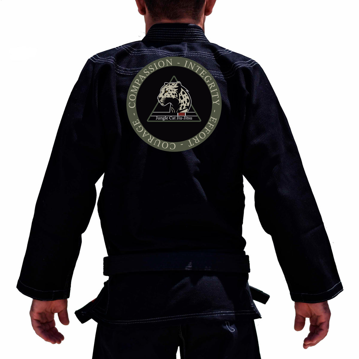 Jungle Cat Jiu Jitsu Academy Adults Gi - Black #1603 A