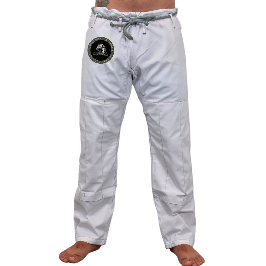 Jungle Cat Jiu Jitsu Academy Kids Gi - White #1603 A