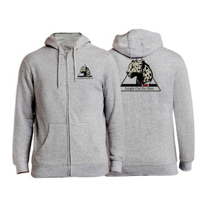 Jungle Cat Jiu Jitsu Zip-Up Hoodies #8182 A