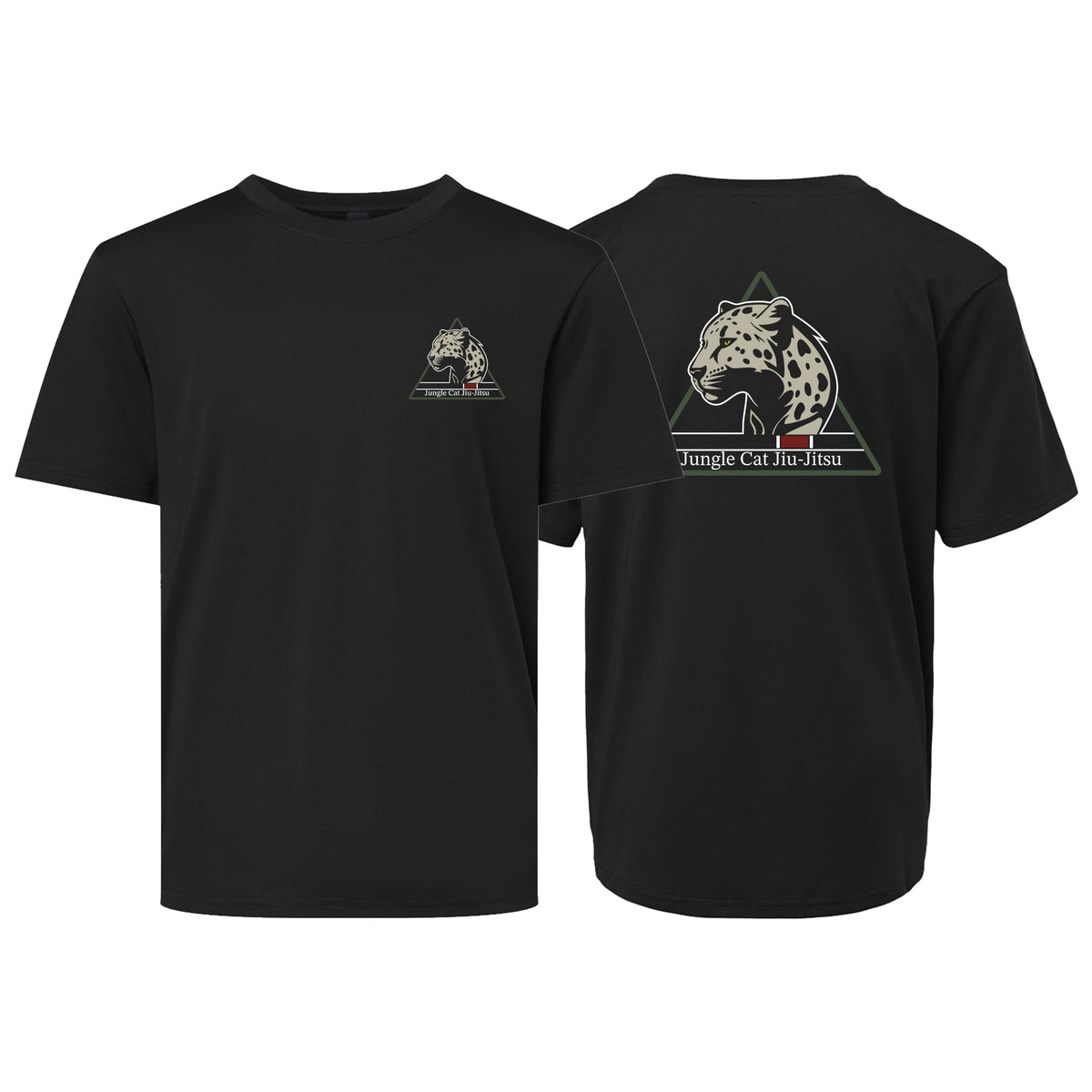 Jungle Cat Jiu Jitsu Dry Fit Kids Shirts #8182 A