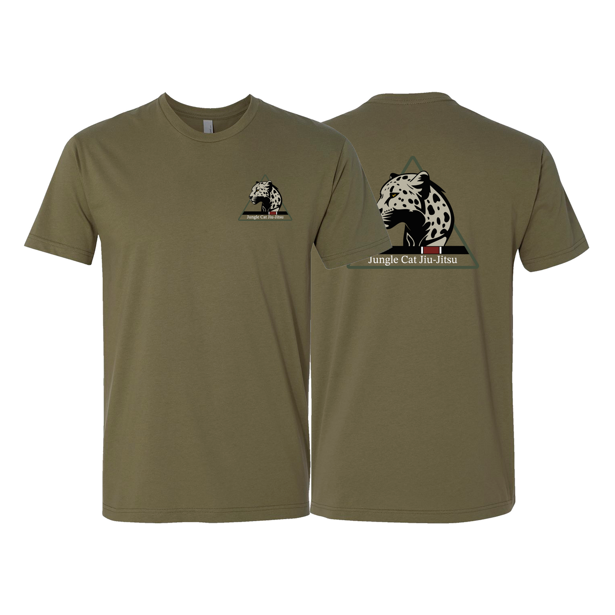 Jungle Cat Jiu Jitsu Next Level Adult Shirts #8182 A