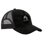 Jungle Cat Jiu Jitsu Suede Trucker Hat #8182 A