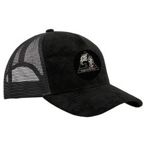Jungle Cat Jiu Jitsu Suede Trucker Hat #8182 A