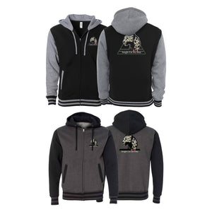 Jungle Cat Jiu Jitsu Varsity Zip-Up Hoodies #8182 A