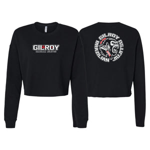 Gilroy BJJ Academy Women's Cropped Crewneck Sweatshirt #8183 B