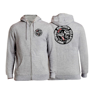 Gilroy BJJ Academy Zip-Up Hoodies #8183 C