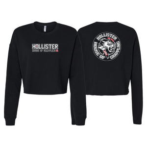 Hollister House of Grappling Women's Cropped Crewneck Sweatshirt #8184 A