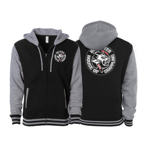 Hollister House of Grappling Varsity Zip-Up Hoodies #8184 B