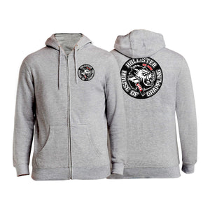 Hollister House of Grappling Zip-Up Hoodies #8184 B