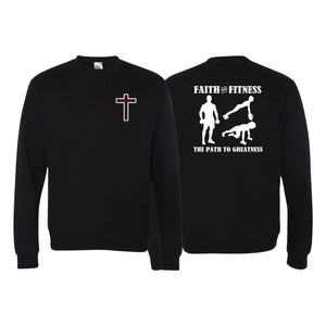Faith and Fitness Crewneck Sweatshirt #8186 A
