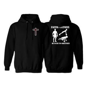 Faith and Fitness Academy Sweater Hoodie #8186 A