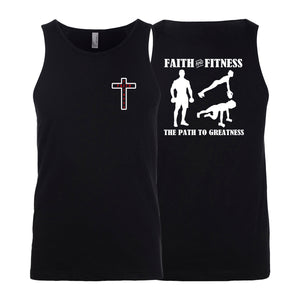 Faith and Fitness Next Level Tank Tops #8186 A