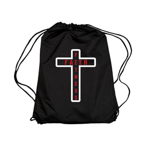 Faith and Fitness Drawstring Bags #8186 A