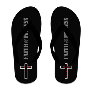 Faith and Fitness Flip Flops #8186 A