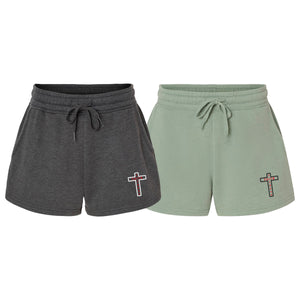 Faith and Fitness Women's Sweatshorts #8186 A