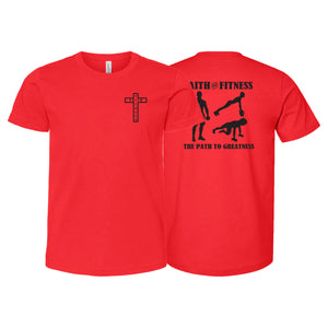 Faith and Fitness Academy Kids Shirts #8186 B