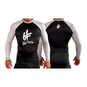 Only4theFam All Black Ranked Long Sleeve Rash Guards #8187 A